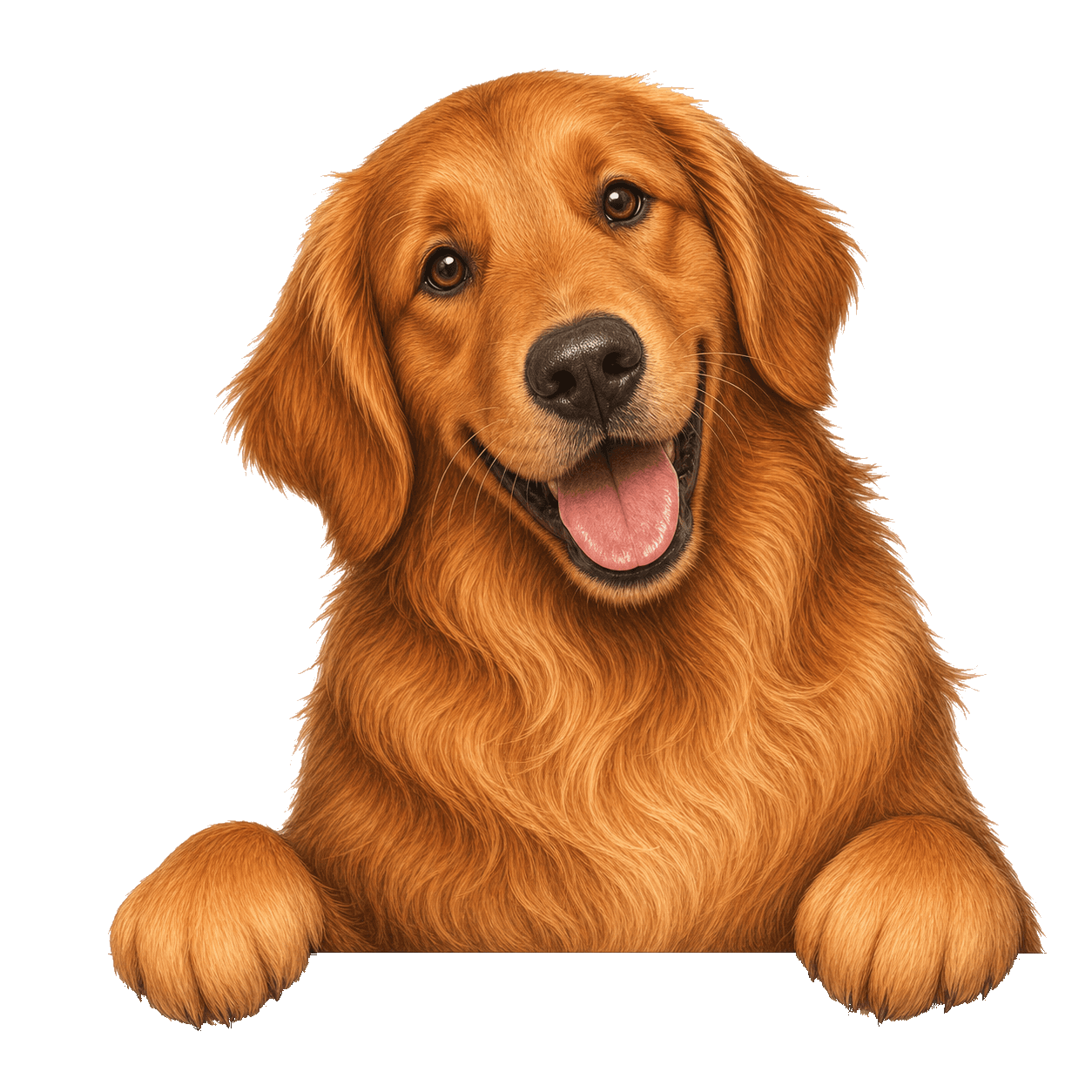 Cosmo the Golden Retriever mascot